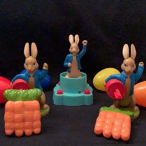 Peter Rabbit Easter toy set includes empty plastic eggs